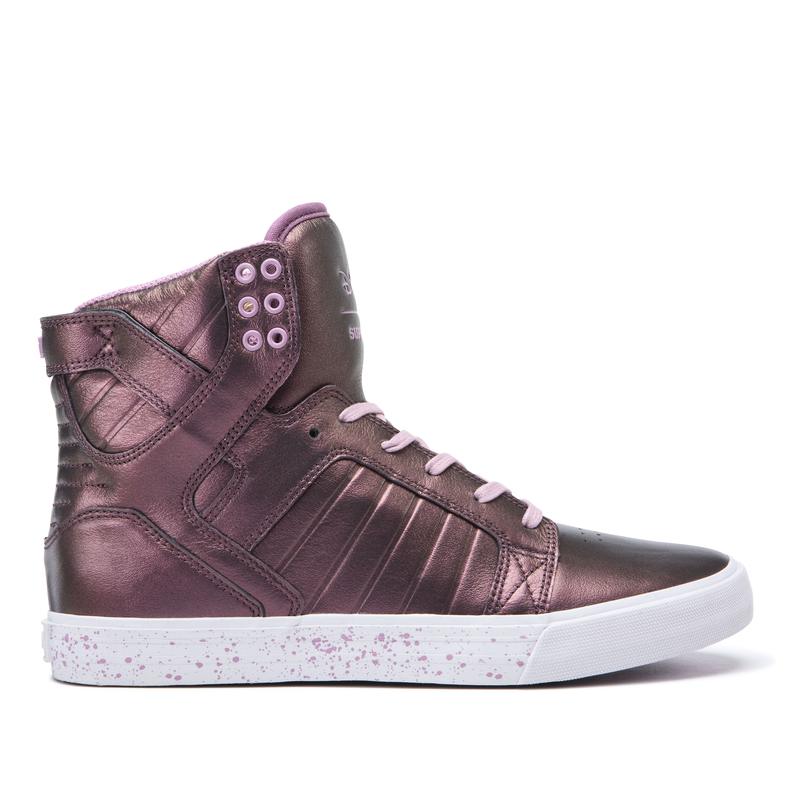 Zapatillas Altas Supra Argentina Mujer - SKYTOP Moradas (ERKVZ-1872)